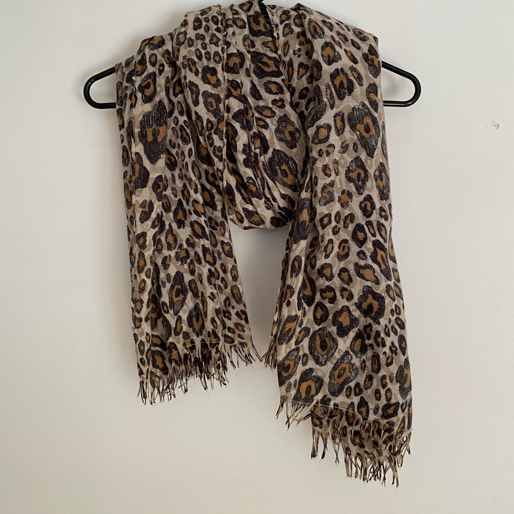 JCrew Animal Print Scarf - Picture 2 of 2